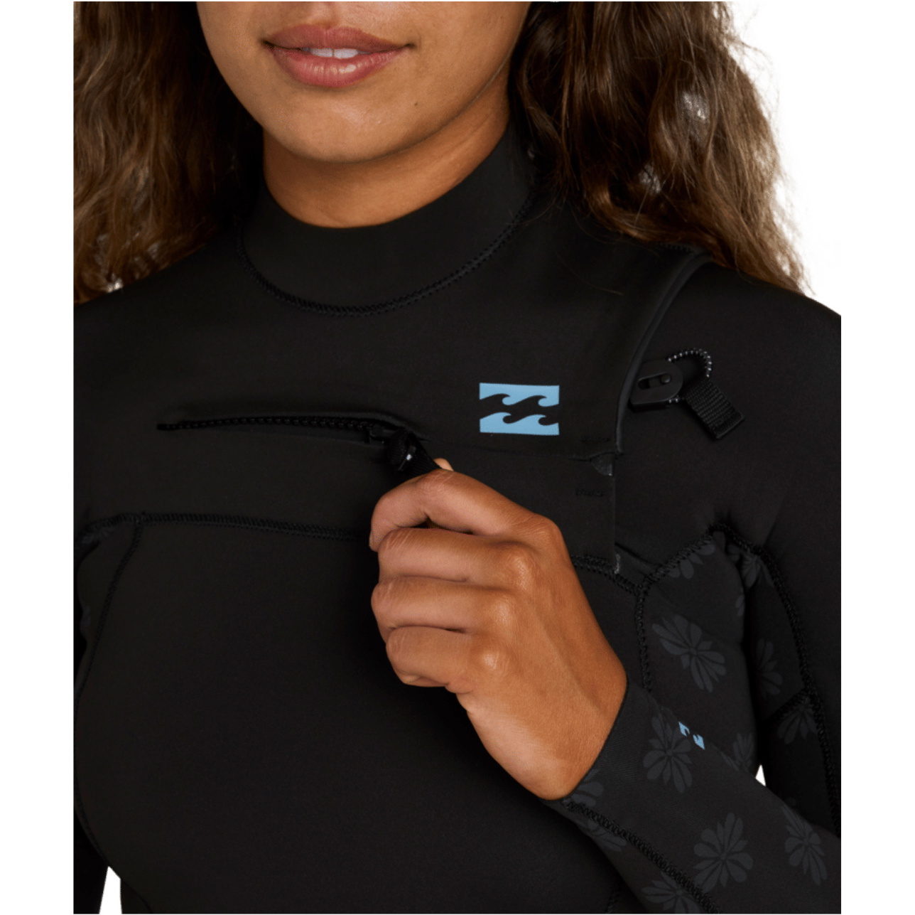 2026 Billabong Womens Absolute Core 3/2mm Chest Zip Wetsuit ABJW100238 - Black